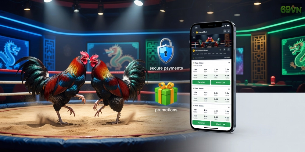 Top nền tảng đá gà casino trực tiếp 69vn uy tín với giao diện chuyên nghiệp và trận đấu chất lượng.